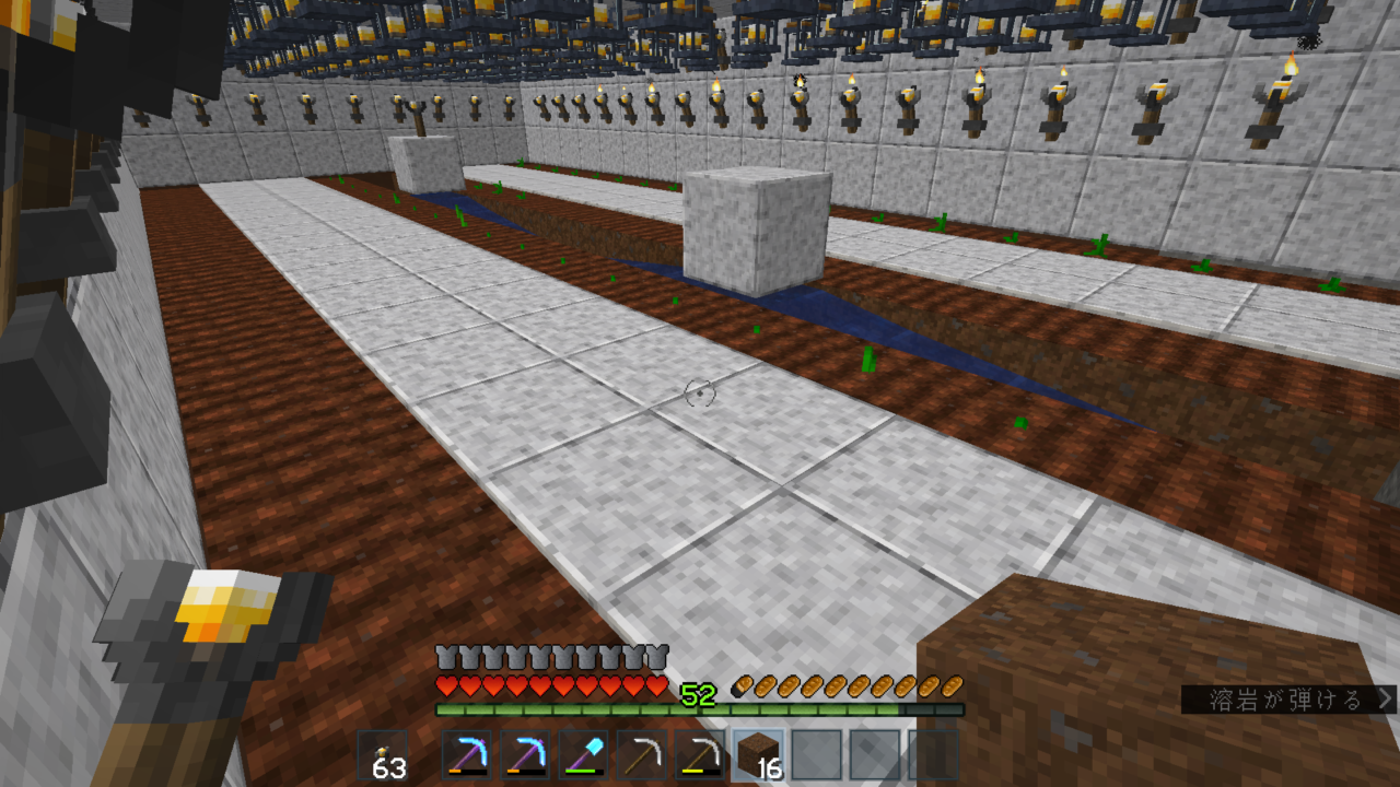 マイクラ日記 1日目 畑その２をつくる Padmacolors